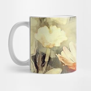 Wild flowers retro vintage painting Mug